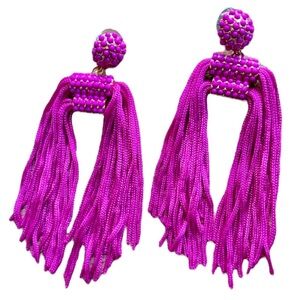 NWT Sugarfix by Baublebar magenta fuchsia dangle drop earrings